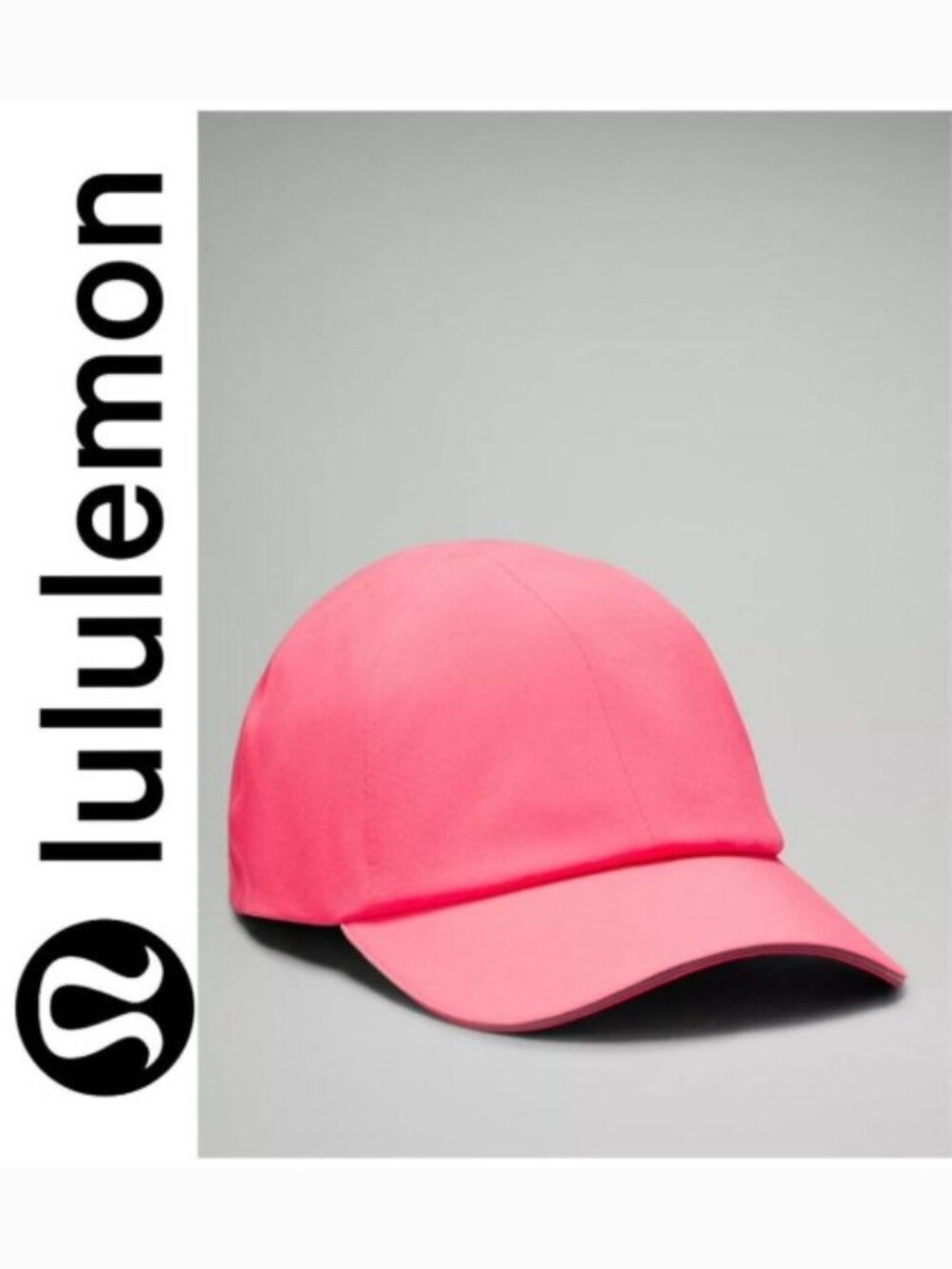 New Lululemon Hat Fast and Free Running Cap Glaze Pink